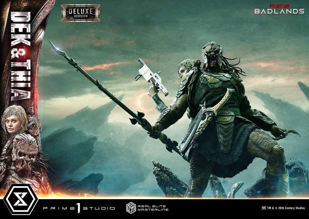 Predator Real Elite Masterline Estatua 1/3 Badlands Dek & Thia Deluxe Version 87 cm