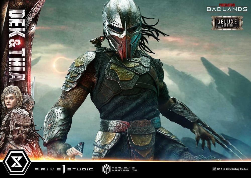 Predator Real Elite Masterline Estatua 1/3 Badlands Dek & Thia Deluxe Version 87 cm