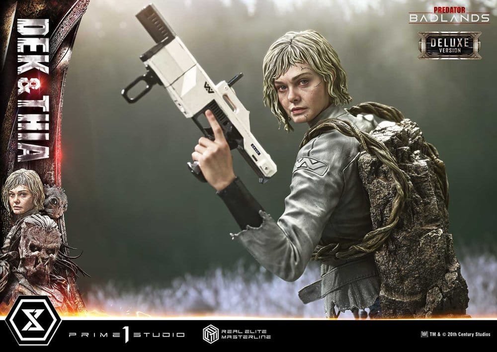 Predator Real Elite Masterline Estatua 1/3 Badlands Dek & Thia Deluxe Version 87 cm