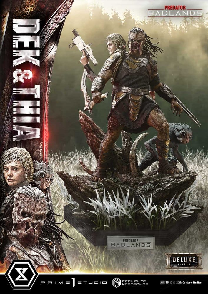 Predator Real Elite Masterline Estatua 1/3 Badlands Dek & Thia Deluxe Version 87 cm