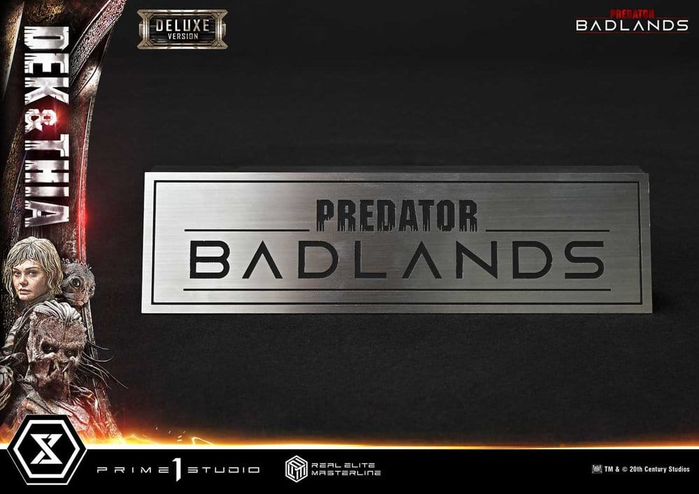 Predator Real Elite Masterline Estatua 1/3 Badlands Dek & Thia Deluxe Version 87 cm