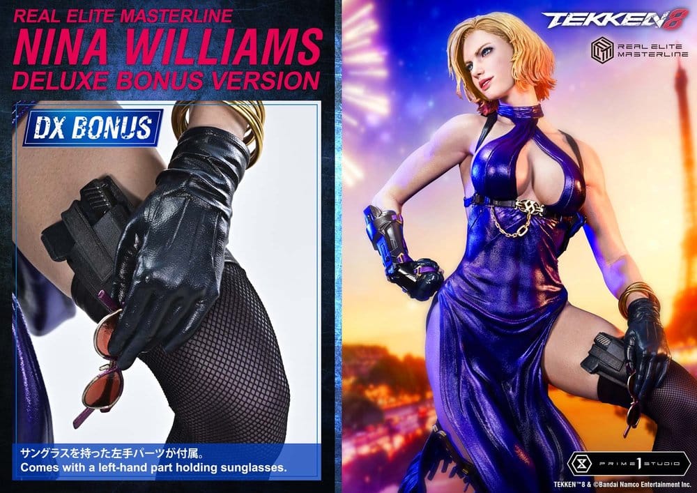 Tekken Real Elite Masterline Series Estatua 1/4 Nina Williams DX Bonus Version 55 cm