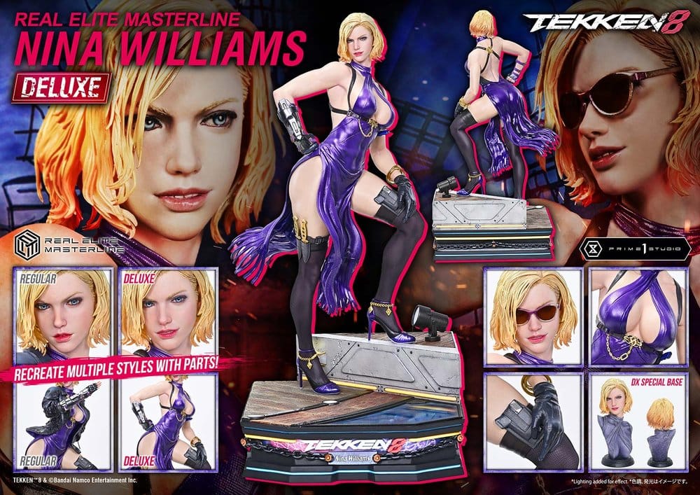 Tekken Real Elite Masterline Series Estatua 1/4 Nina Williams DX Bonus Version 55 cm