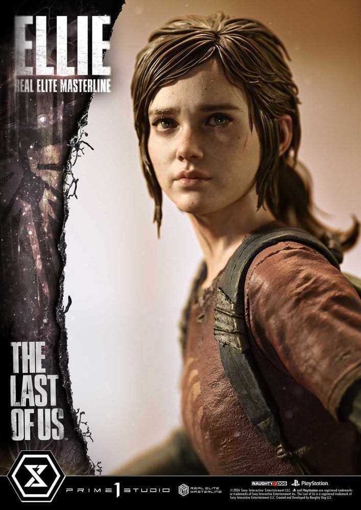 The Last of Us (Part I) Real Elite Masterline Estatua 1/4 Ellie 46 cm