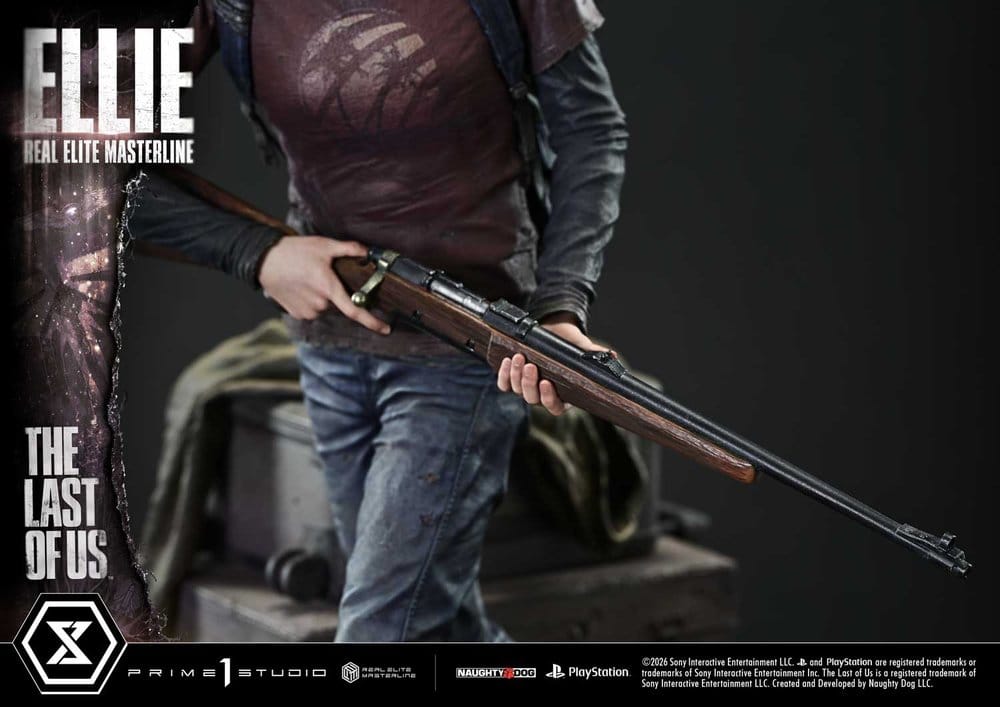 The Last of Us (Part I) Real Elite Masterline Estatua 1/4 Ellie 46 cm