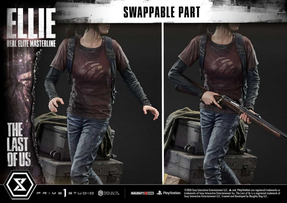 The Last of Us (Part I) Real Elite Masterline Estatua 1/4 Ellie 46 cm