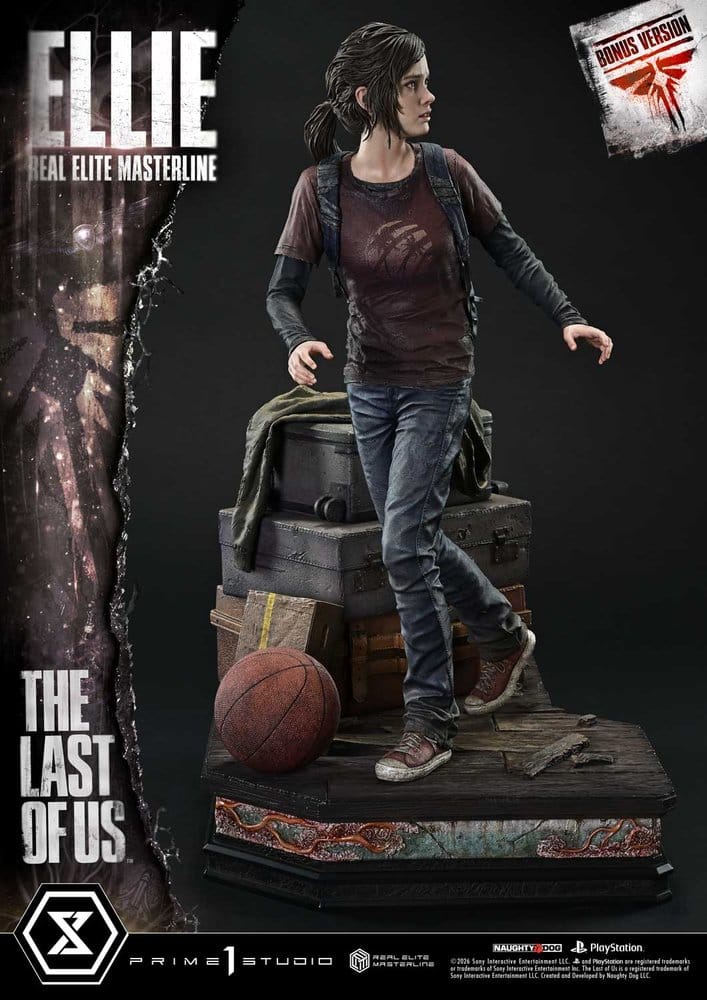 The Last of Us (Part I) Real Elite Masterline Estatua 1/4 Ellie Bonus Version 46 cm