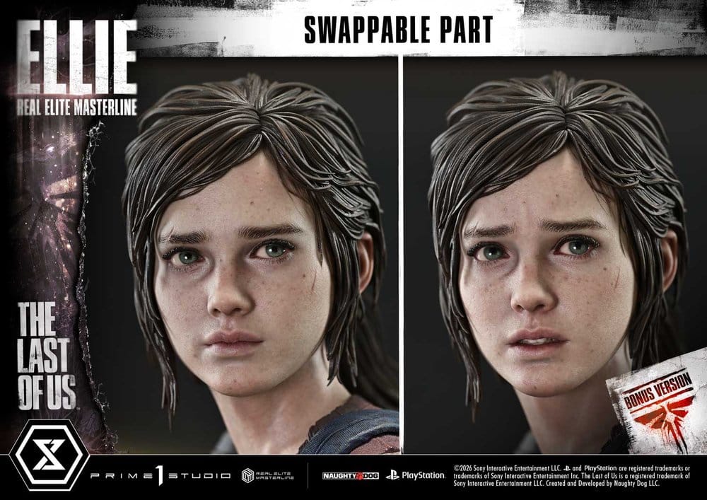 The Last of Us (Part I) Real Elite Masterline Estatua 1/4 Ellie Bonus Version 46 cm