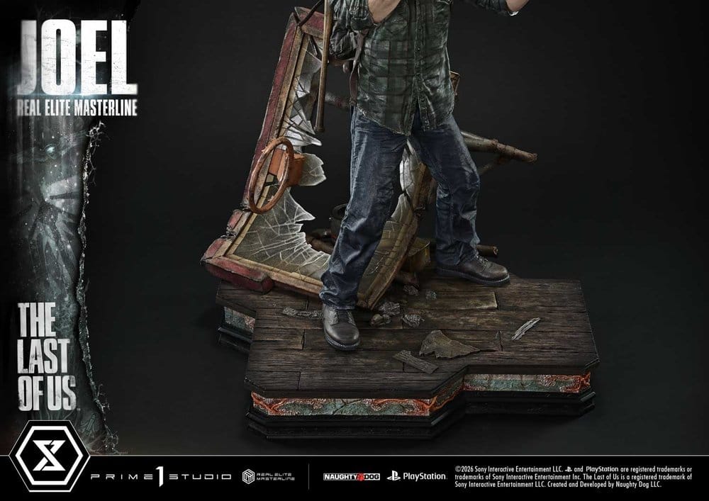 The Last of Us (Part I) Real Elite Masterline Estatua 1/4 Joel 52 cm