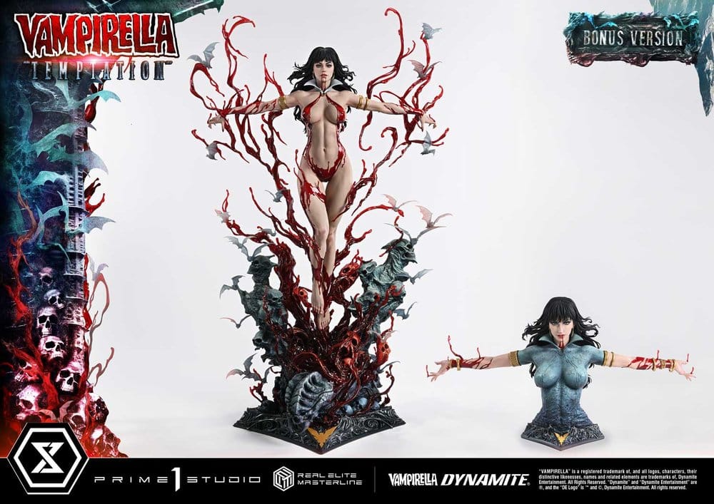 Vampirella Real Elite Masterline Series Statue 1/3 Temptation Bonus Version 100 cm Frikytopia
