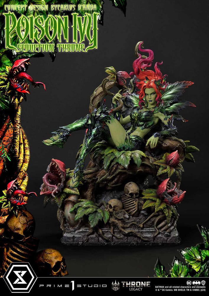 DC Comics Estatua 1/4 Throne Legacy Collection Batman Poison Ivy Seduction Throne 55 cm