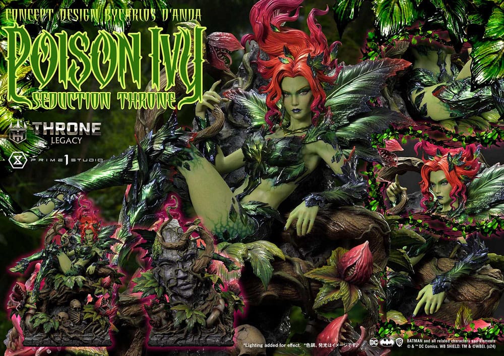 DC Comics Estatua 1/4 Throne Legacy Collection Batman Poison Ivy Seduction Throne 55 cm