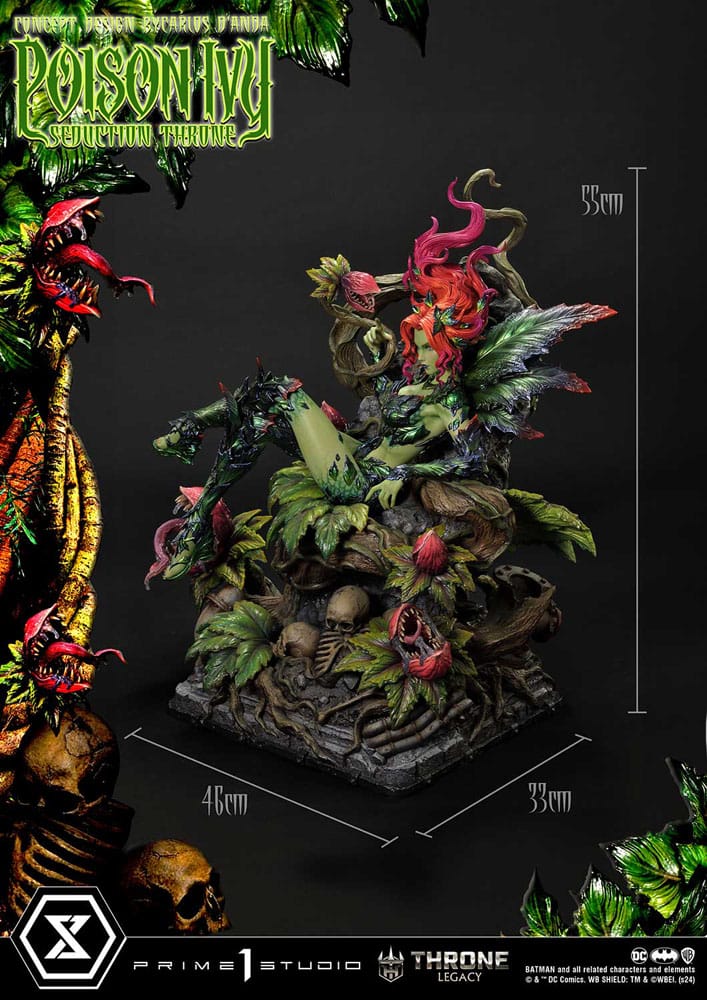 DC Comics Estatua 1/4 Throne Legacy Collection Batman Poison Ivy Seduction Throne 55 cm
