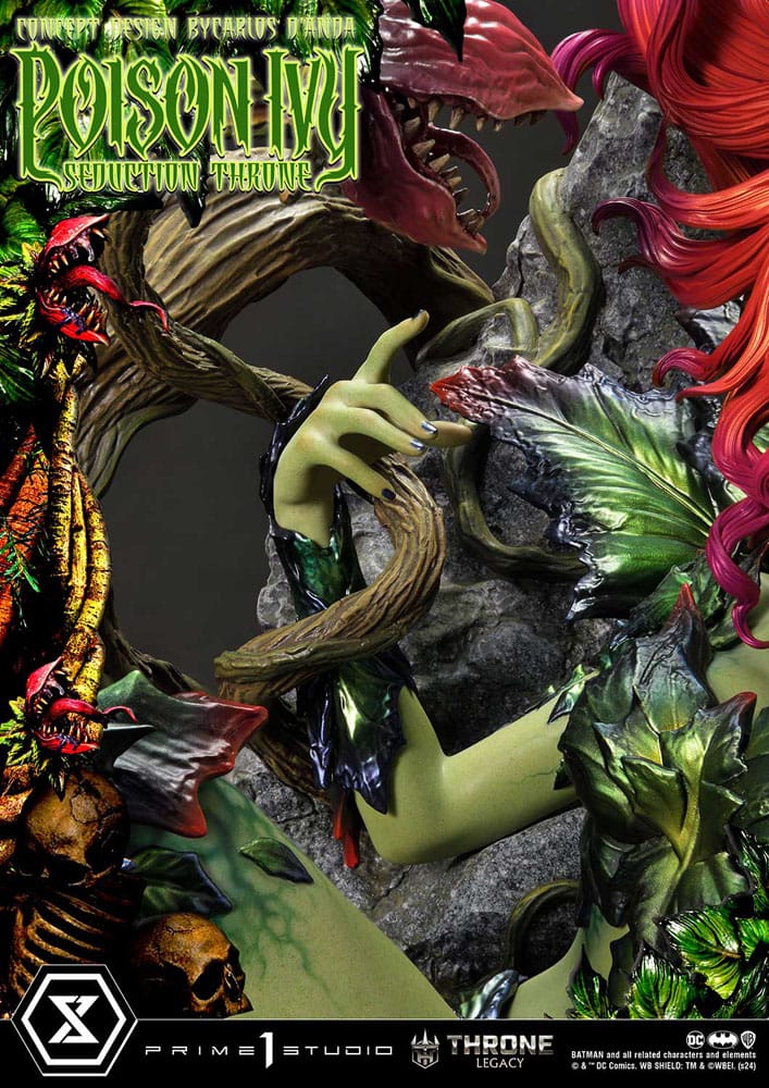DC Comics Estatua 1/4 Throne Legacy Collection Batman Poison Ivy Seduction Throne 55 cm