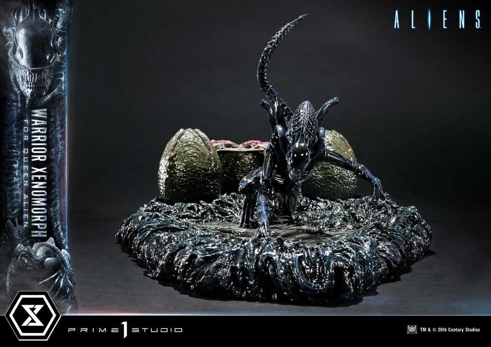 Aliens (Film) Ultimate Diorama Masterline Estatua Warrior Xenomorph for Queen Alien 23 cm