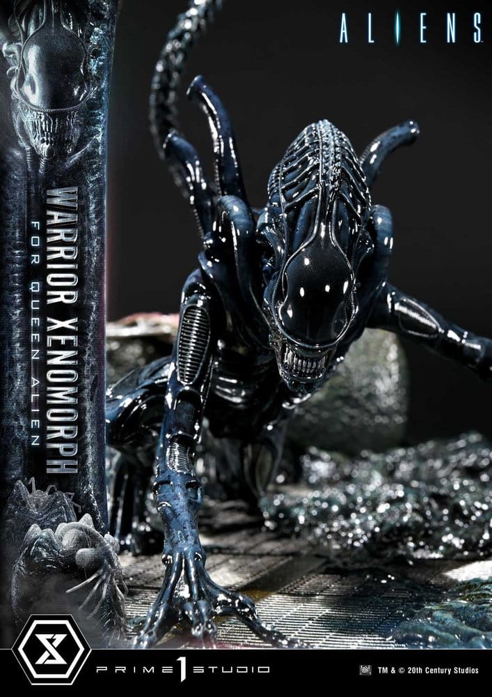 Aliens (Film) Ultimate Diorama Masterline Estatua Warrior Xenomorph for Queen Alien 23 cm