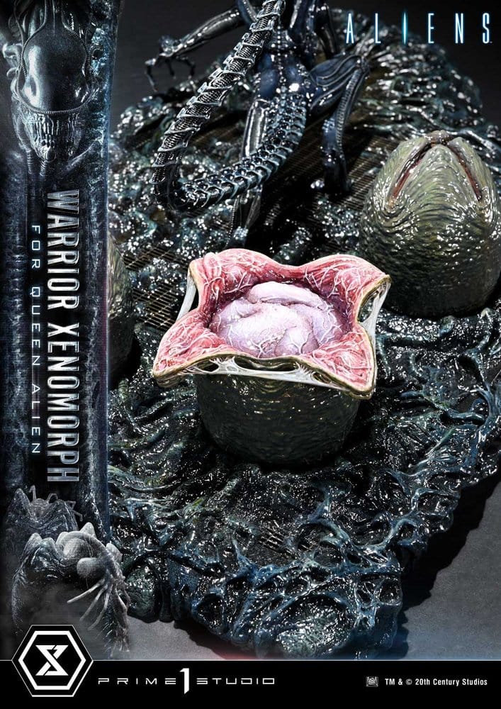 Aliens (Film) Ultimate Diorama Masterline Estatua Warrior Xenomorph for Queen Alien 23 cm