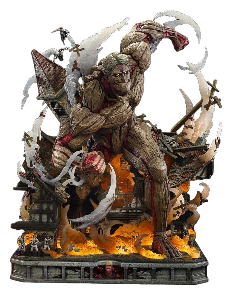 Ataque a los Titanes (TV animation) Ultimate Diorama Masterline Estatua Reiner Braun Armored Titan 75 cm Frikytopia