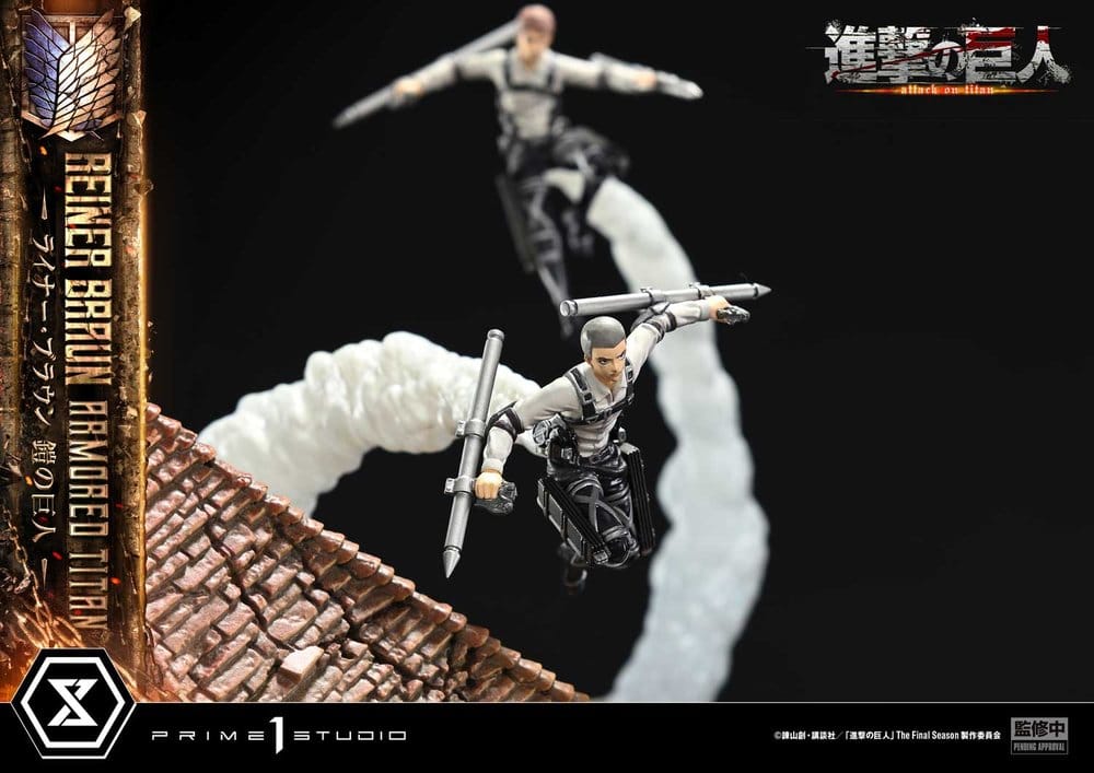 Ataque a los Titanes (TV animation) Ultimate Diorama Masterline Estatua Reiner Braun Armored Titan 75 cm