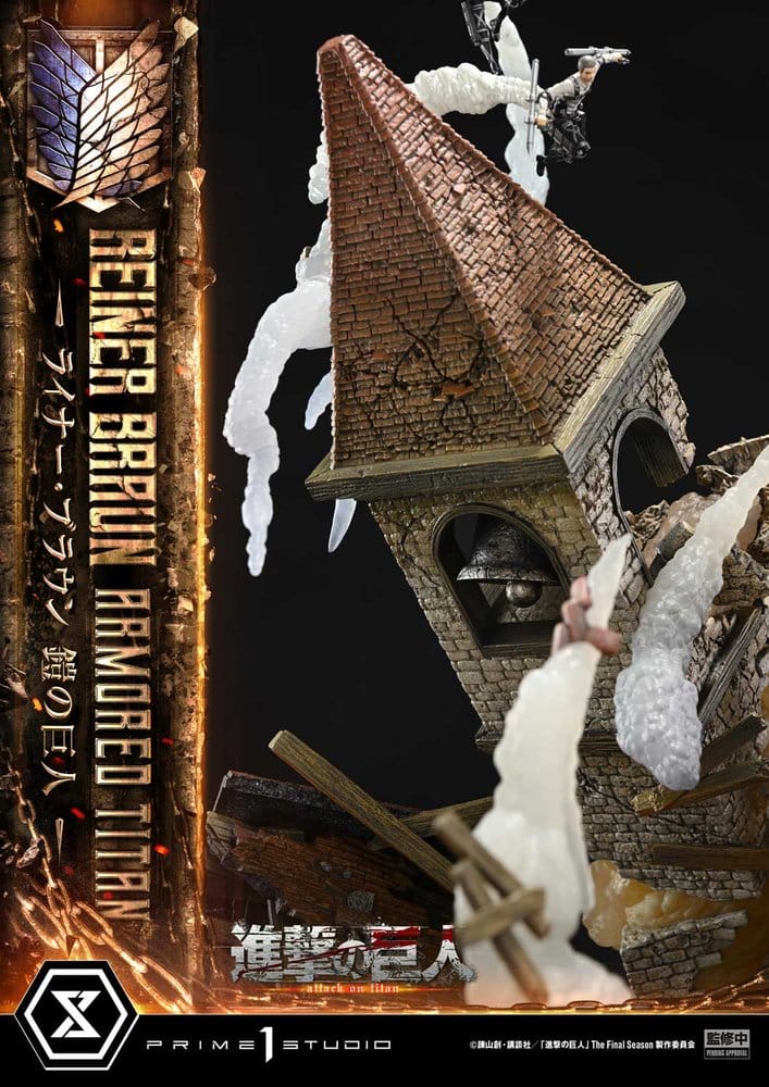 Ataque a los Titanes (TV animation) Ultimate Diorama Masterline Estatua Reiner Braun Armored Titan 75 cm