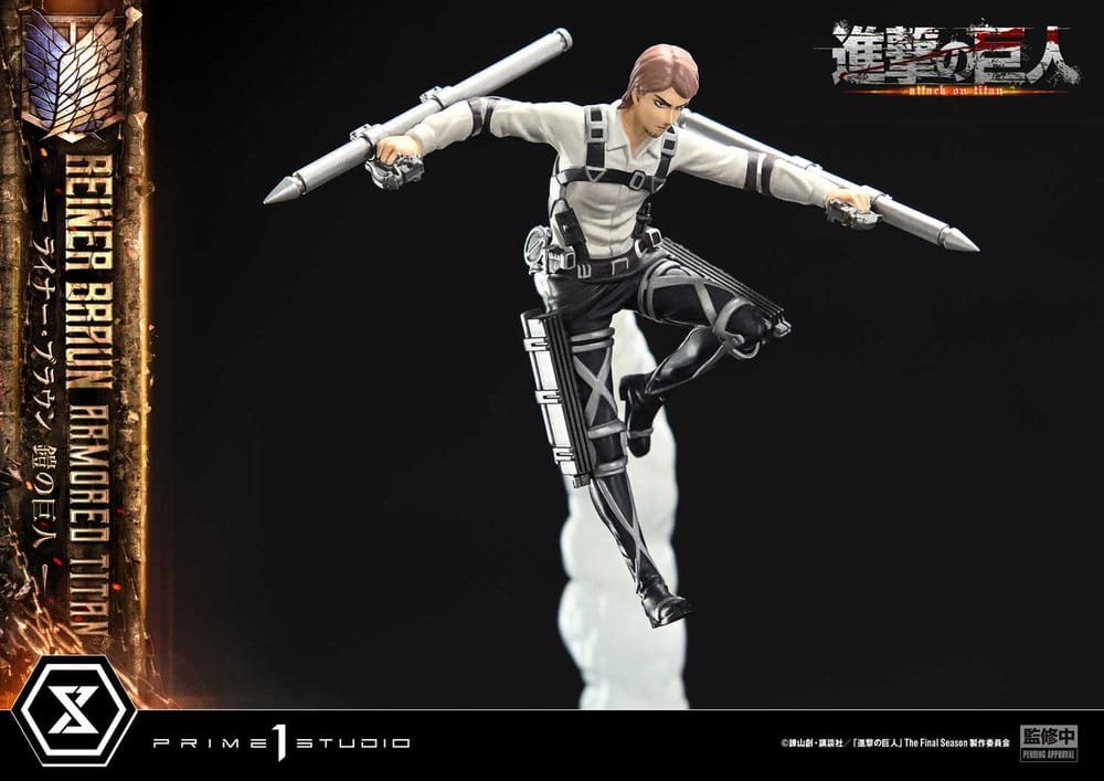 Ataque a los Titanes (TV animation) Ultimate Diorama Masterline Estatua Reiner Braun Armored Titan 75 cm
