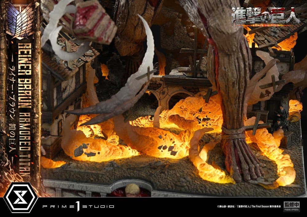 Ataque a los Titanes (TV animation) Ultimate Diorama Masterline Estatua Reiner Braun Armored Titan 75 cm