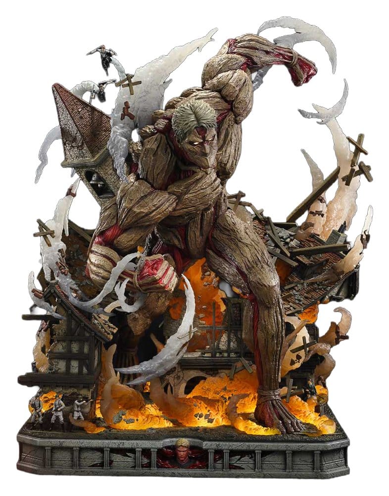 Ataque a los Titanes (TV animation) Ultimate Diorama Masterline Estatua Reiner Braun Armored Titan Bonus Version 75 cm Frikytopia
