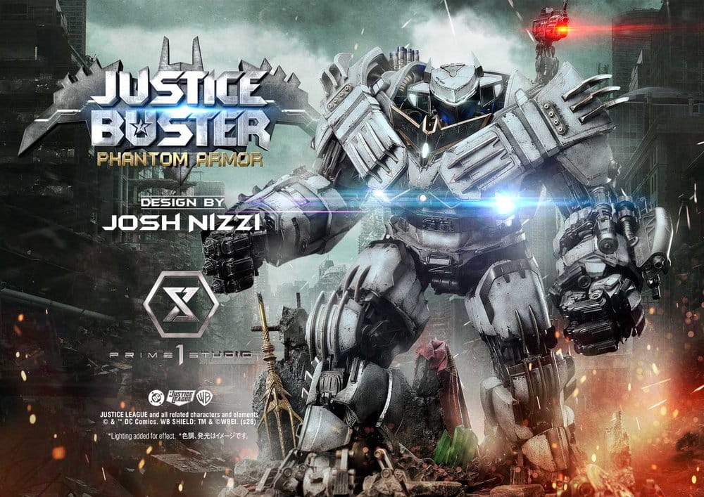 DC Comics Ultimate Museum Masterline Estatua Justice Buster: Phantom Armor (Design By Josh Nizzi) 88 cm