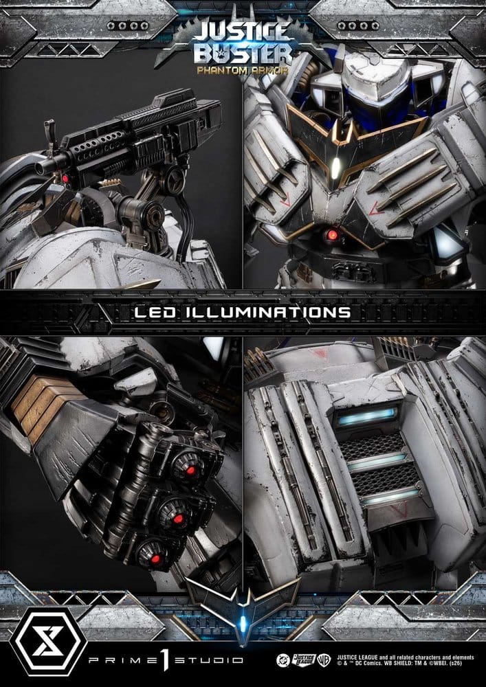 DC Comics Ultimate Museum Masterline Estatua Justice Buster: Phantom Armor (Design By Josh Nizzi) 88 cm