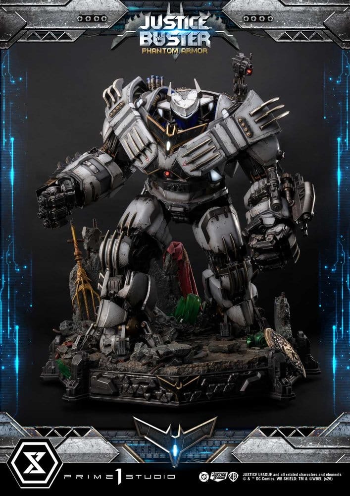 DC Comics Ultimate Museum Masterline Estatua Justice Buster: Phantom Armor (Design By Josh Nizzi) 88 cm