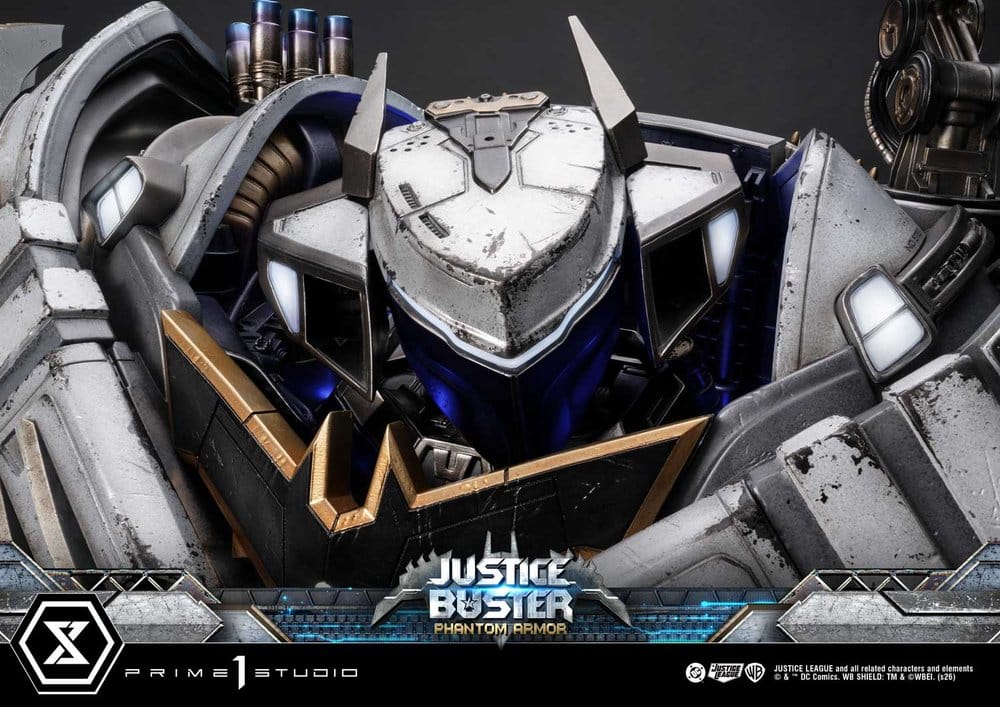DC Comics Ultimate Museum Masterline Estatua Justice Buster: Phantom Armor (Design By Josh Nizzi) 88 cm
