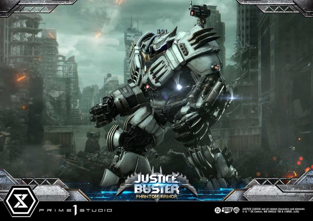 DC Comics Ultimate Museum Masterline Estatua Justice Buster: Phantom Armor (Design By Josh Nizzi) 88 cm