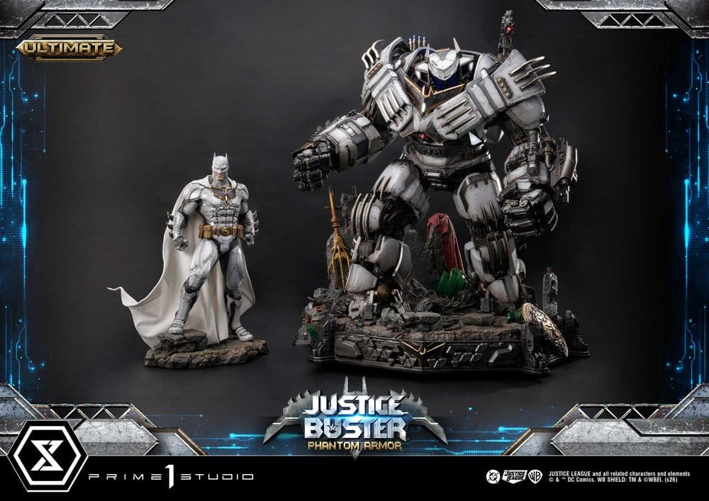 DC Comics Ultimate Museum Masterline Estatua Justice Buster: Phantom Armor (Design By Josh Nizzi) Ultimate Version 88 cm