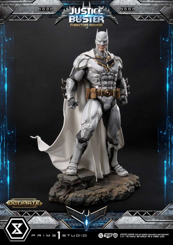 DC Comics Ultimate Museum Masterline Estatua Justice Buster: Phantom Armor (Design By Josh Nizzi) Ultimate Version 88 cm