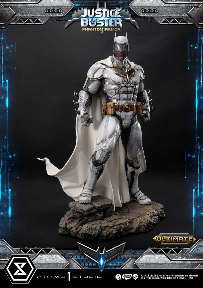 DC Comics Ultimate Museum Masterline Estatua Justice Buster: Phantom Armor (Design By Josh Nizzi) Ultimate Version 88 cm