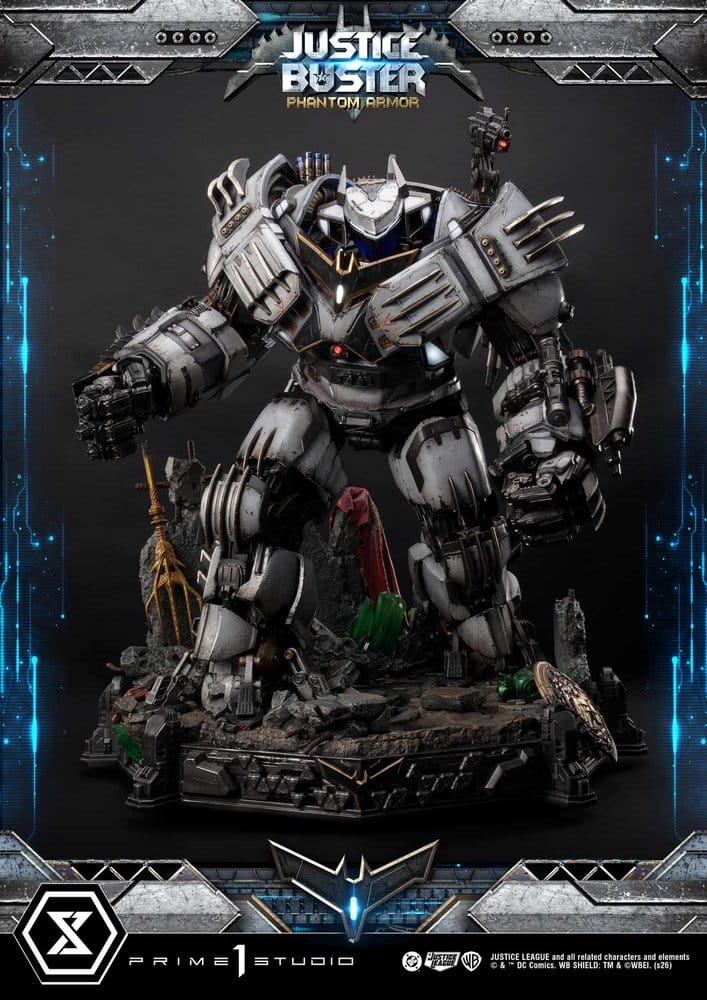 DC Comics Ultimate Museum Masterline Estatua Justice Buster: Phantom Armor (Design By Josh Nizzi) Ultimate Version 88 cm