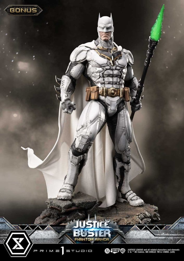 DC Comics Ultimate Museum Masterline Estatua Justice Buster: Phantom Armor (Design By Josh Nizzi) Ultimate Bonus Version 88 cm
