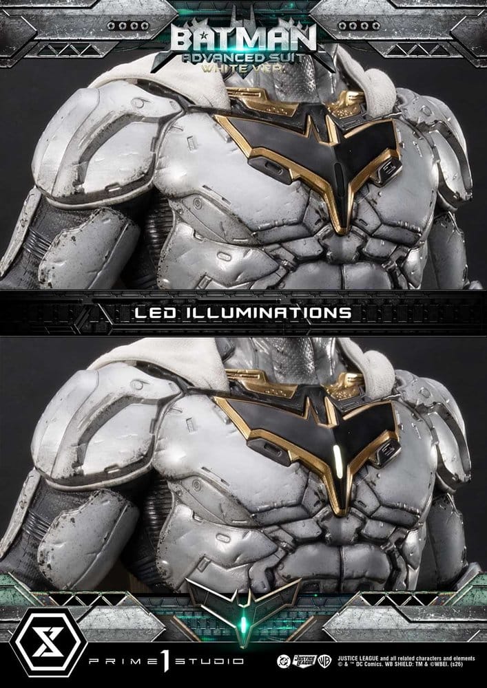 DC Comics Ultimate Museum Masterline Estatua Batman Advanced Suit White Version (Design By Josh Nizzi) 51 cm