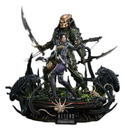 Aliens vs. Predator (Comic) Ultimate Premium Masterline Statue 1/4 Machiko & Broken Tusk Predator Deluxe Version 84 cm