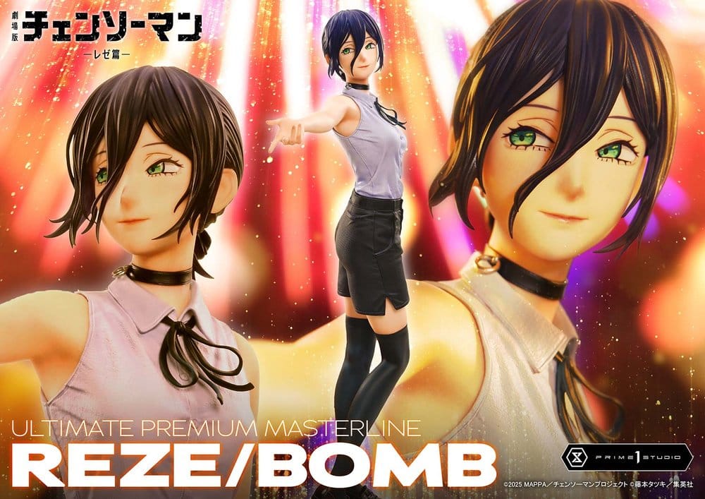 Chainsaw Man Ultimate Premium Masterline Series Estatua 1/4 The Movie: Reze Arc REZE/BOMB 56 cm