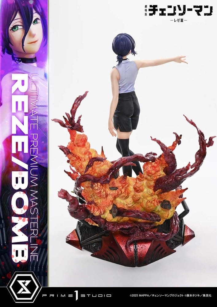 Chainsaw Man Ultimate Premium Masterline Series Estatua 1/4 The Movie: Reze Arc REZE/BOMB 56 cm