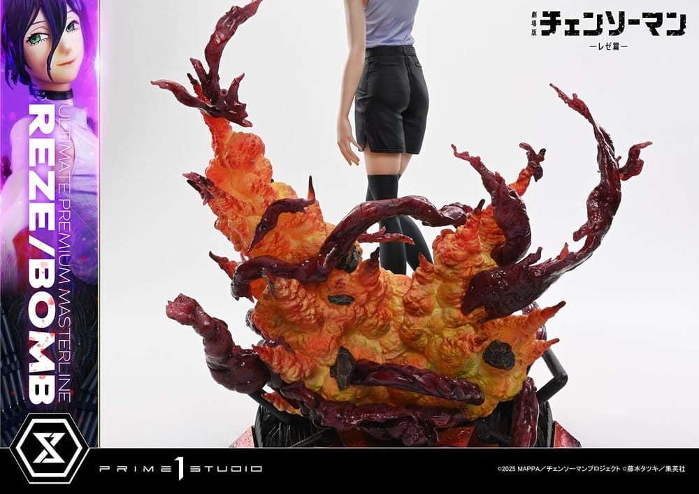 Chainsaw Man Ultimate Premium Masterline Series Estatua 1/4 The Movie: Reze Arc REZE/BOMB 56 cm