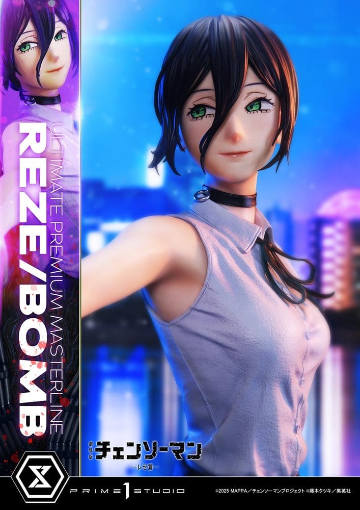 Chainsaw Man Ultimate Premium Masterline Series Estatua 1/4 The Movie: Reze Arc REZE/BOMB 56 cm
