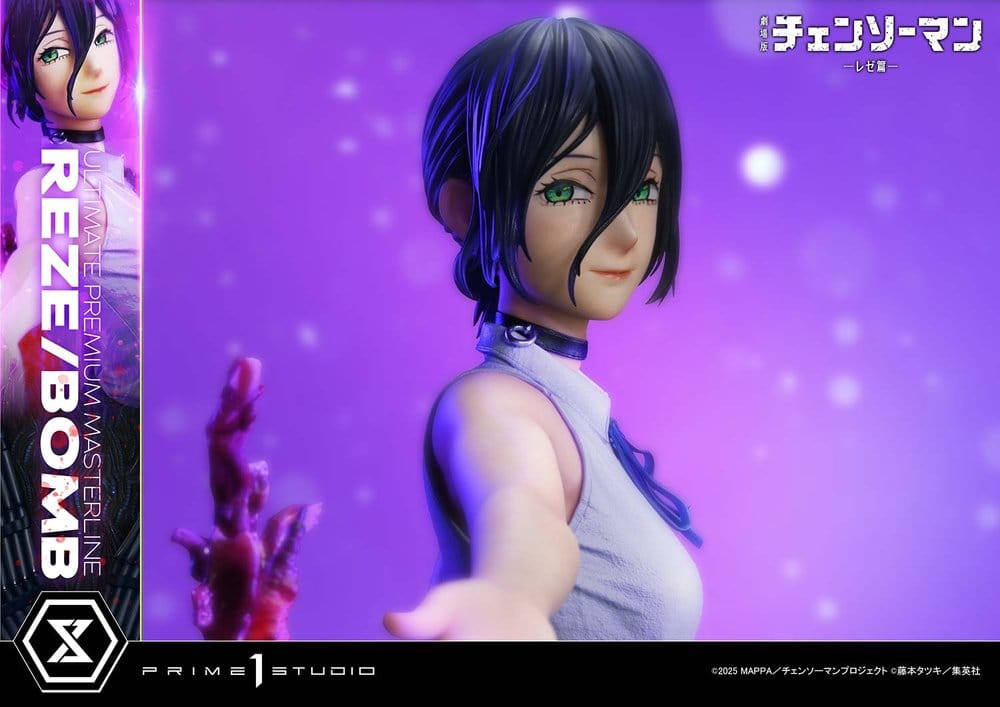 Chainsaw Man Ultimate Premium Masterline Series Estatua 1/4 The Movie: Reze Arc REZE/BOMB 56 cm