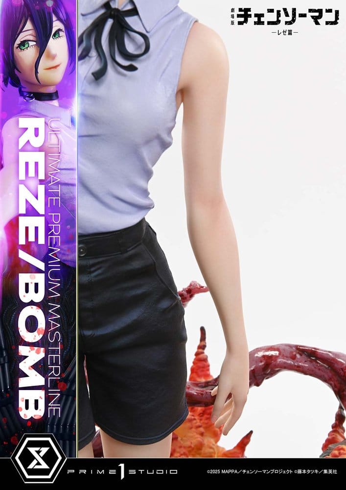 Chainsaw Man Ultimate Premium Masterline Series Estatua 1/4 The Movie: Reze Arc REZE/BOMB 56 cm