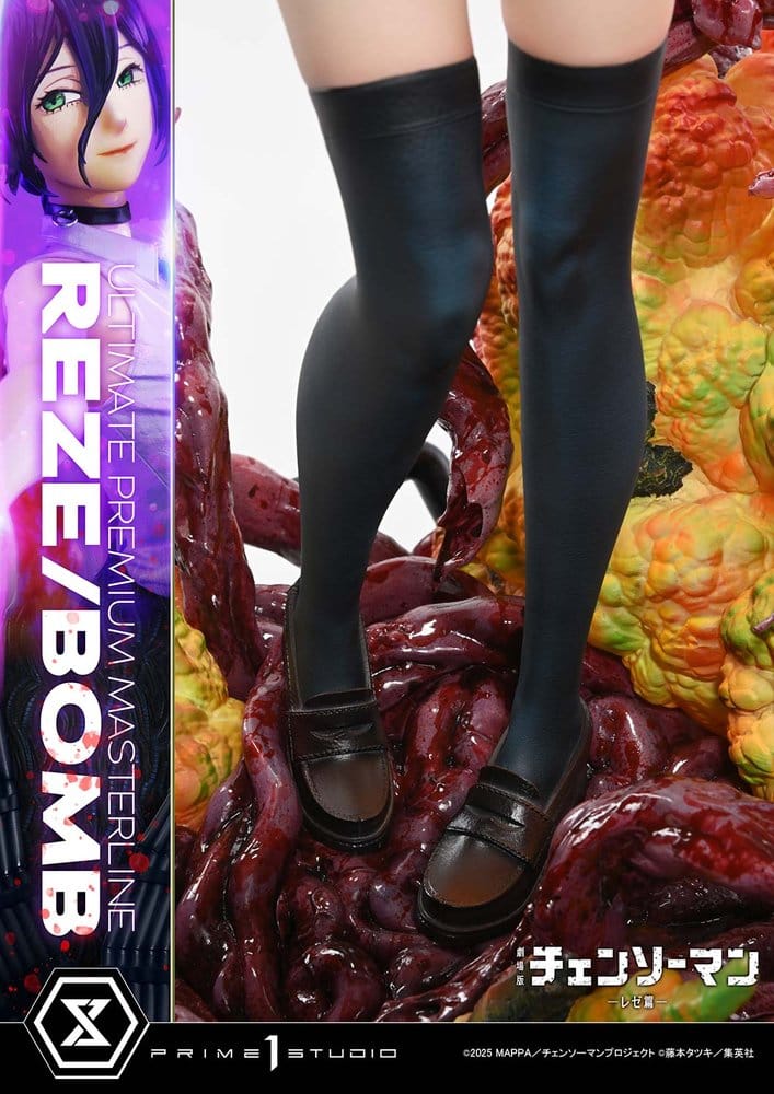 Chainsaw Man Ultimate Premium Masterline Series Estatua 1/4 The Movie: Reze Arc REZE/BOMB 56 cm