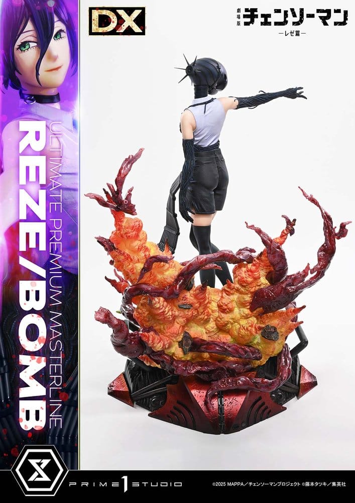 Chainsaw Man Ultimate Premium Masterline Series Estatua 1/4 REZE/BOMB Deluxe Version 56 cm