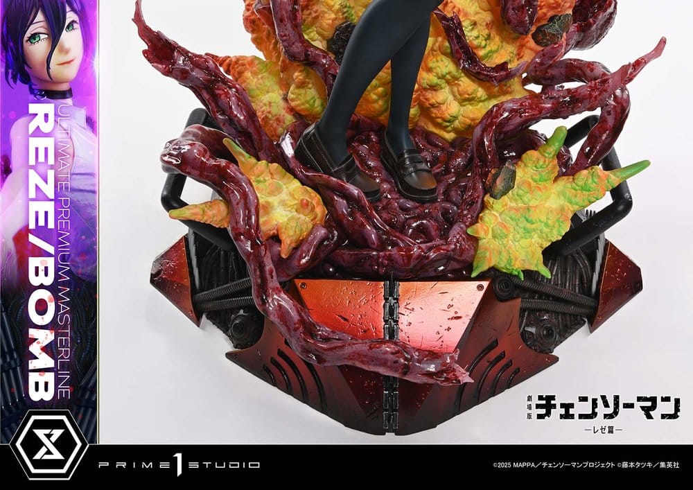 Chainsaw Man Ultimate Premium Masterline Series Estatua 1/4 REZE/BOMB Deluxe Version 56 cm