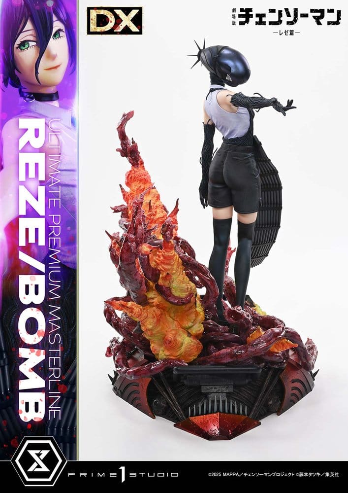 Chainsaw Man Ultimate Premium Masterline Series Estatua 1/4 The Movie: Reze Arc REZE/BOMB DX Bonus Version 56 cm