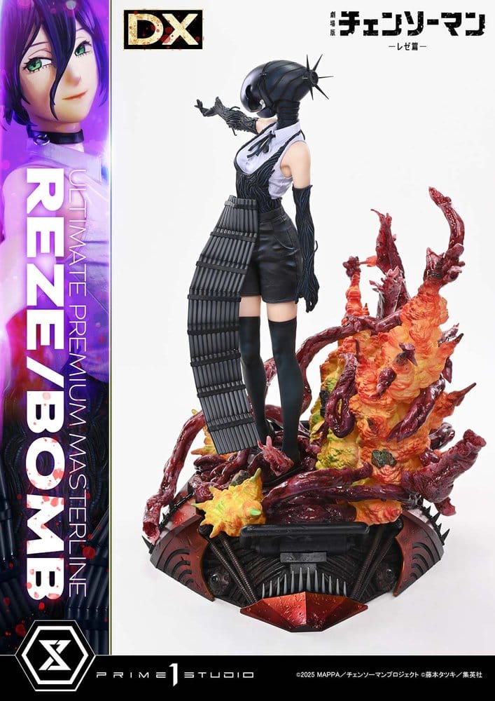 Chainsaw Man Ultimate Premium Masterline Series Estatua 1/4 The Movie: Reze Arc REZE/BOMB DX Bonus Version 56 cm